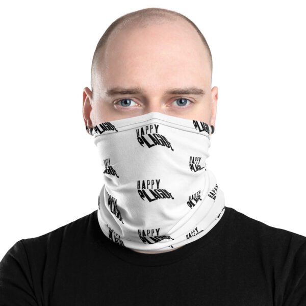 Happy Plague Neck Gaiter Front View