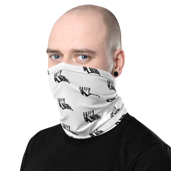 Happy Plague Neck Gaiter Side View