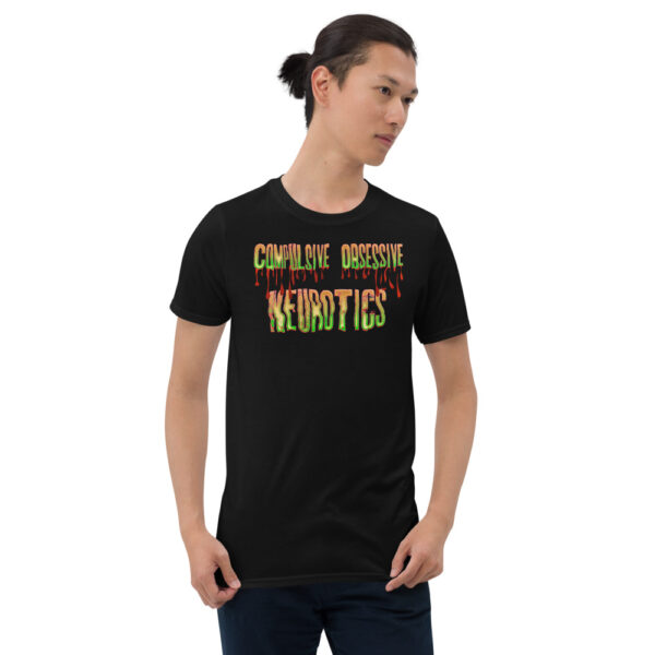 Compulsive Obsessive Neurotics Black Short-Sleeve Unisex T-Shirt