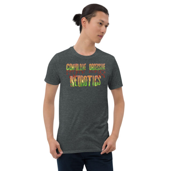 Compulsive Obsessive Neurotics Dark Heather Short-Sleeve Unisex T-Shirt