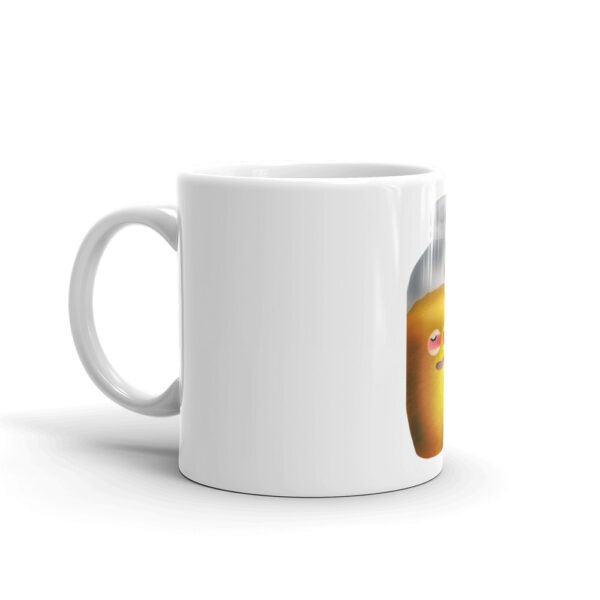 Kombucha Todd 11oz Mug Handle on Left