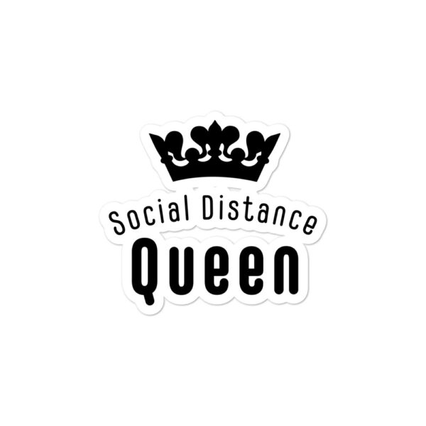 Social Distance Queen Sticker