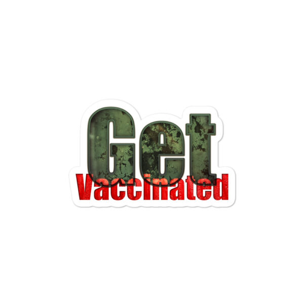 Get Vaccinated Sticker