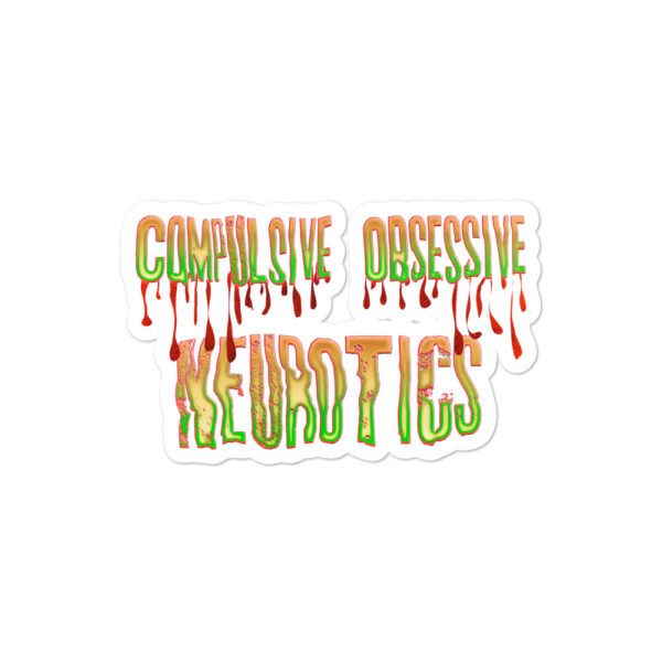 Compulsive Obsessive Neurotics Sticker